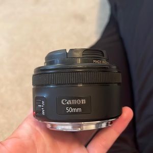 New canon 50mm lens